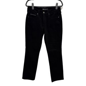 Levi’s 505 Jeans Womens 8 Black Denim Straight Leg Western Rodeo Embroidery NWOT